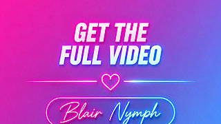 14" being pushed deep into Blair's pussy - Blair Nymph