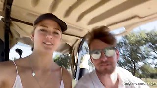 Utahjaz Takes Hardcore Cumshot During Golf Fuck