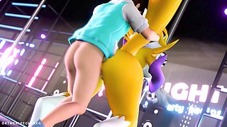 Furry compilation featuring Renamon getting it wild and wooly