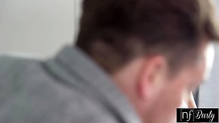 Busty Tutor Mona Azar teaches Horny Student Hands On Lesson He Can Master