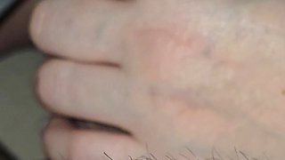 Step mom Stuck with Step son in One Bed starts to handjob his dick