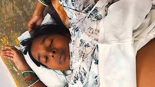 Sister Takes off Her Clothes in Front of Brother, Brother Is Rubbing His Younger Sister's Pussy with His Fingers - Bhabhi Shoving Pussy