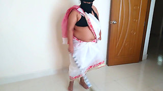 Indian Maid Fucked by Owner While Sweeping House