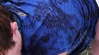 Exhib nature turns into a hot threesome