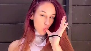 Artemisia Love solo smoking session hefty cupcakes