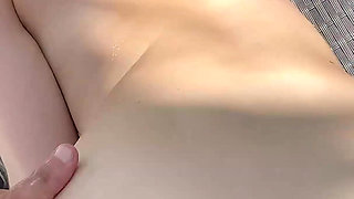 Petite Blonde Neighbor Aria Banks Comes Over for Sex with Neighbor