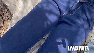 Indian School Girl Saher Fucked Hard in Jungle - Big Ass Desi Doggy Style