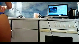 Sexydea's Kitchen Curves: Big Ass Lingerie Tease