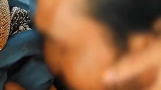 Hijabi Girl Outdoor Risky Oral Sex with Small Cock