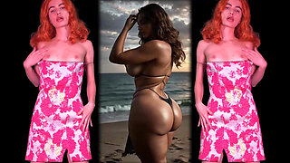 Nudist Beach Brat Makes You Hump Everything but Pussy