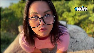 Horny Brunette 18 Convinced Her Neighbor To Inseminate Her Nulliparous Pussy With Lots Of Cum - Alexa Mills