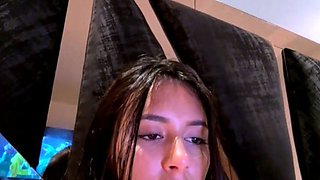 Chubby Brunette Big Boobs Dildo Masturbation