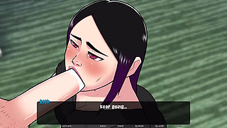 Dawn of Malice: shy girl, big cock blowjob in the college library ep 24