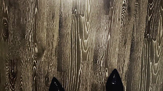 Femdom Wife Spanks Sissy Husband Balls