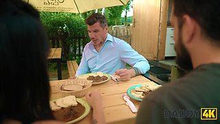 DADDY4K. BF s Daddy served her rough fuck ft. Denis Marti  Lunita Galactica: Blowjob, Doggy  Cowgirl Porn