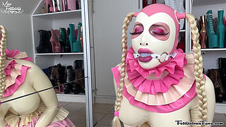 Horny Gagged Barbie Doll Miss Fetilicious Multiple Orgasms