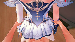 Odette sexy dancer POV blowjob sex - Genshin Impact