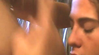 Fucking in Places Scene-4_a Pretty Brunette with Small Breasts and a Big Ass Ends up Licking the Semen