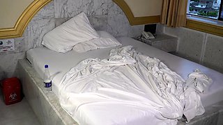 Hot teen babe in double hardcore action