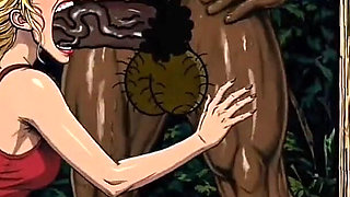 Jealous Wife Had Crazy Sex in the Jungle. Wife Publicly Sucks a Big Black Cock and Fucks