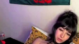 Collared Perfect Angel Upskirt Masturbation