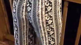 wife shaking and grinding her ass on the porch