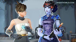 Last Gang-fuck for Bride Ashe before Weeding (THREE DIMENSIONAL Realistic Gameplay)
