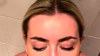 POV Handjob Blowjob cumshot compilation