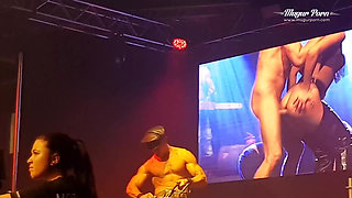 MugurPorn having fun at erotic festival