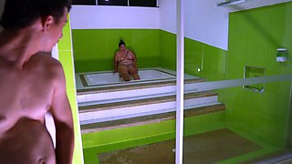 Oral sex fueled by hot showers and whispered threats