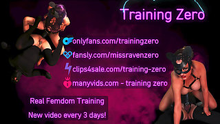 Training Zero Sensory Deprivation Bondage for my Femdom Slave - Long Session Hours 1 - 2
