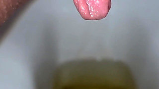 Pissing Compilation! Close-up of a Pussy and Dirty Pads! POV!