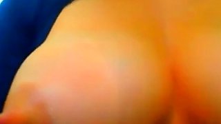 Blonde British Webcam Girl Squirts Milk