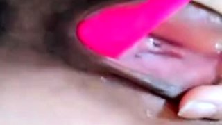Amateur young teen solo masturbation on her livingroom