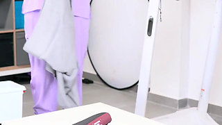 493 MILF Doctor - Enema Piss in Ass - Pee Drink - Fisting - Pegging