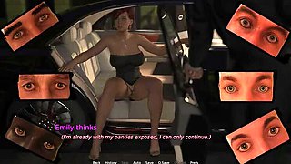 Just Married Cuckold Episode 2: Emily Shows Her Naked Body Getting Out of The Car - American Wife Cheating Sex Story