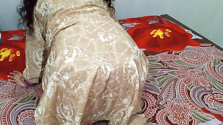 Desi Father-in-law and Daughter-in-law Bedroom Romance Fucking First Time with Dirty Talk