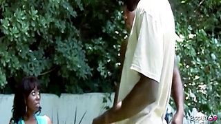 Busty Ebony MILF Candace Fucked to Orgasm by Huge Black Cocks in a Threesome