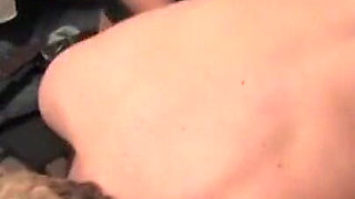 Reverse gangbang action for lucky guy