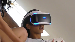 Amazing Brunette Relaxing with Her Friend