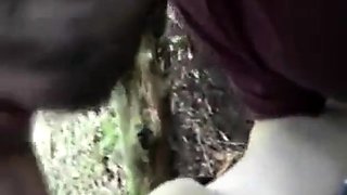 Bear Cub Blows a Load in His Mouth and Swallows