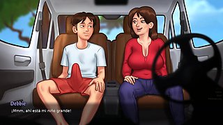 I Help My Sonnie Ejaculation Using My Hefty Donk In The Truck - Summertime Saga