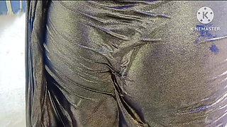 Indian Bhabhi Take Bath in Sari When Devar Seeing Bhabhi Bathing Brother-in-law Shook His Cock