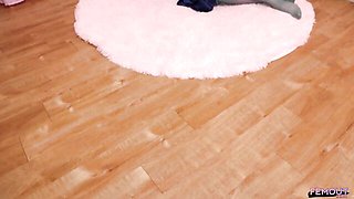 Insatiable Milly's small boobs action