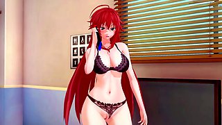 Hentai fuck, hot blonde, building