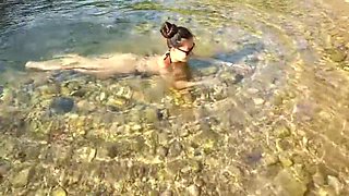 Taking My Asian Girlfriend To The River And We End Up Fucking