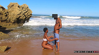 Beach Blow Job