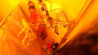 Stepson Catches Me in the Shower