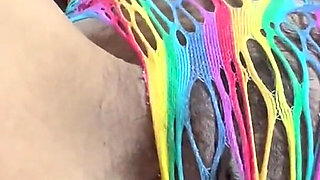 POV with a Skinny Hairy Bitch!
