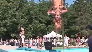 Big-Titted Brunette Angel Amateur Video from 2007